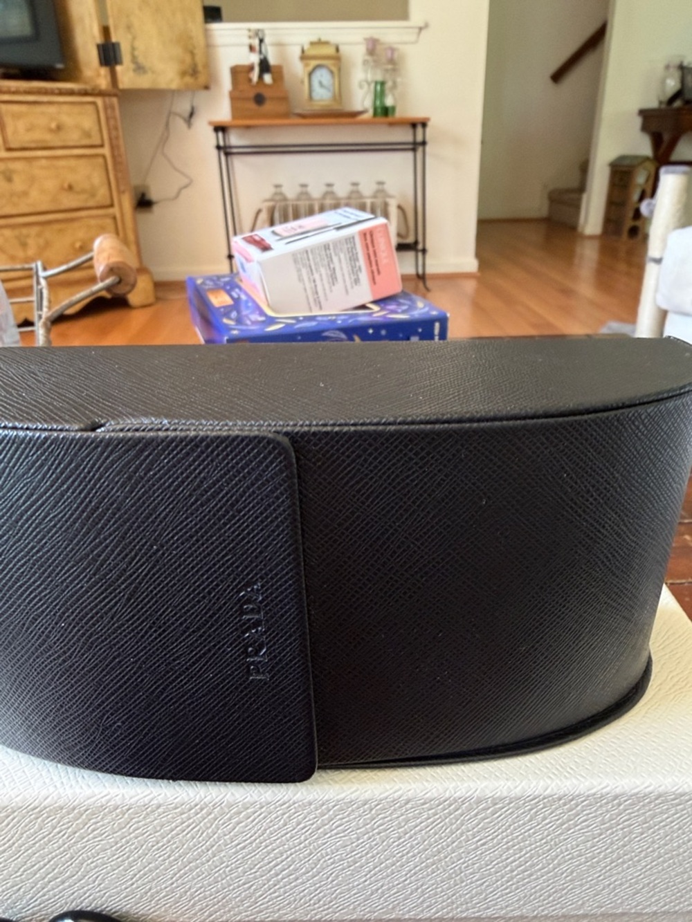 Prada Baroque Haute Sunnies with Box, Case and Accessories-Black - Picture 4 of 4